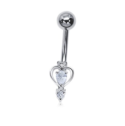 Beautiful heart Belly Piercing BP-2032